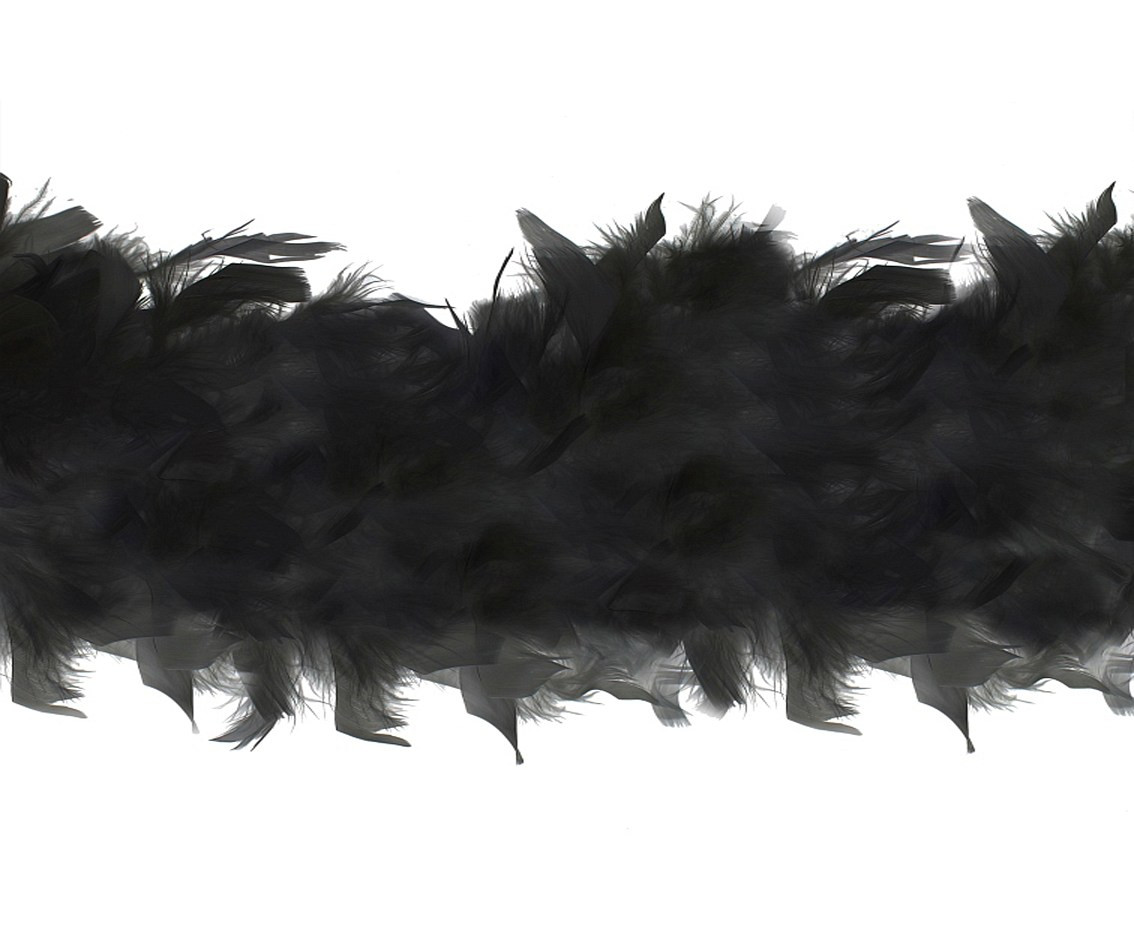 Boa black, 180 cm, 40 g.